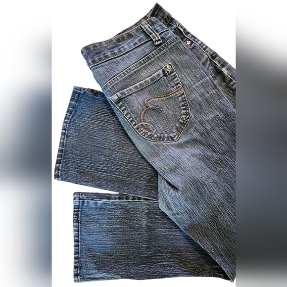 Nine West Denim Straight Stretch Blue Jeans Women's Regular Size 6 - Picture 1 of 11